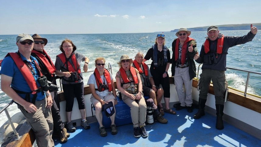  Boat crew guests - Staithes 19 July 2024 © Richard Baines