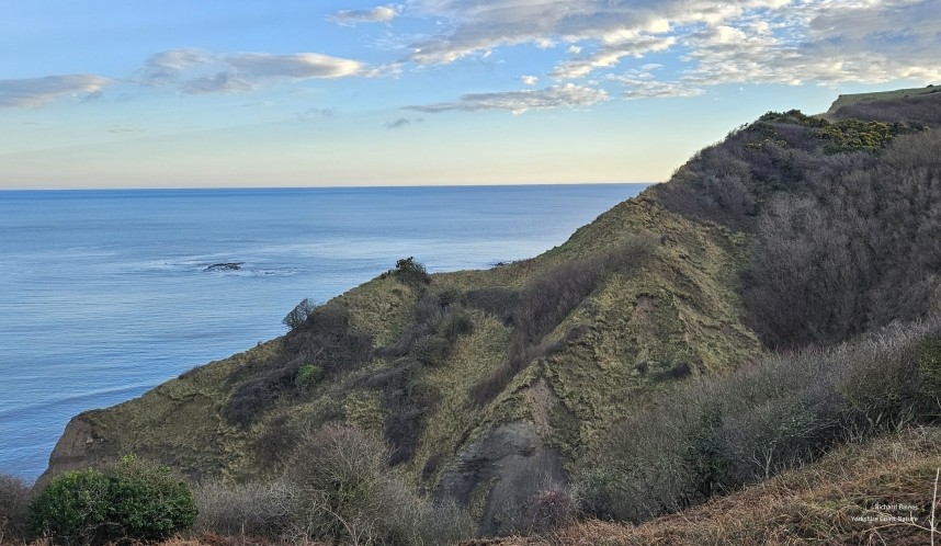  Looking south at Ravenscar - 25 December 2024 © Richard Baines