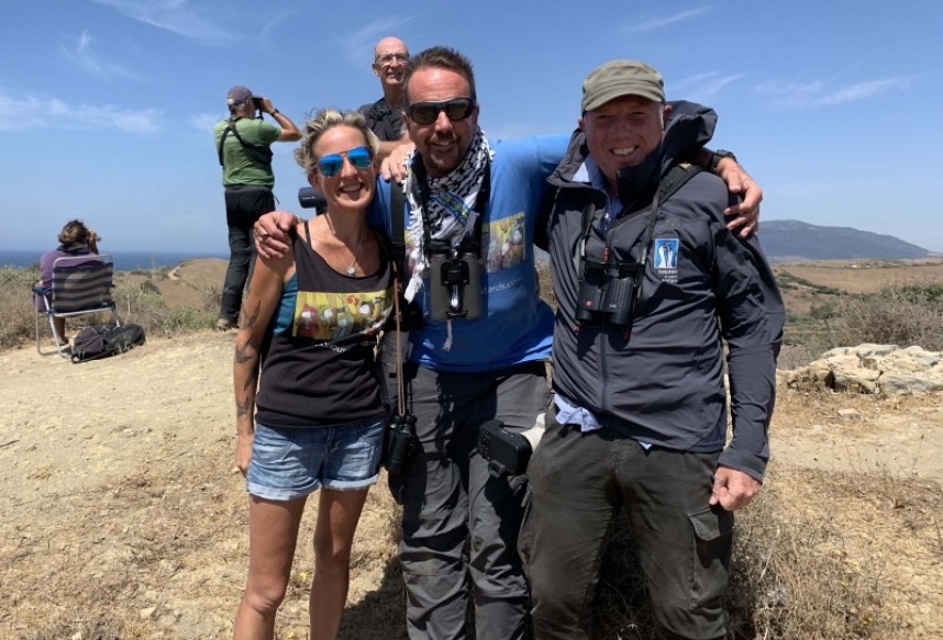 Teaming up with Inglorious Bustards Tarifa August 2022 © Richard Baines