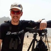Jono Birding in Israel as part of the award winning Yorkshire Terriers team in 2018